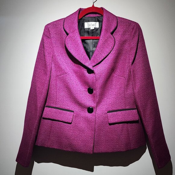 π Chic & Elegant Pink Blazer by Le Suit! π - Picture 1 of 2